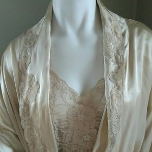 Victoria Secret - Long Gown and Robe Set - Vintage
